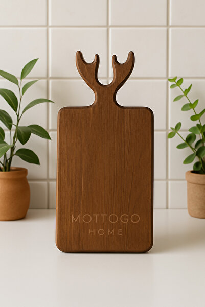 Mottogo Deer Designed Cutting, Presentation and Chopping Board - 37 cm