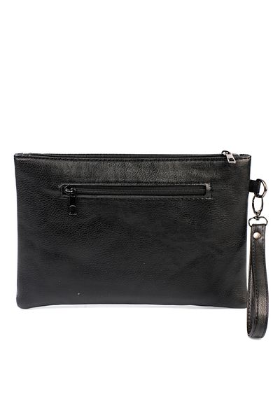 Capone Outfitters Paris Damen Clutch Portfolio Schwarze Tasche