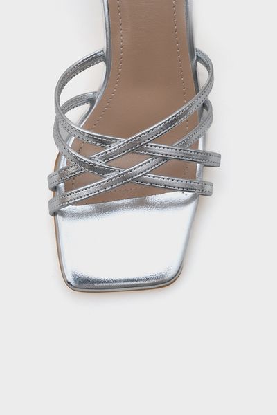 Capone Outfitters Liora Blunt Toe Heeled Strappy Women's Slippers