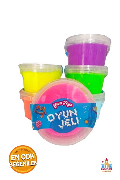 PapatyamPartiEvi مجموعة جل اللعب اللزج الممتعة والتعليمية 3 قطع - تجربة لعب إ...