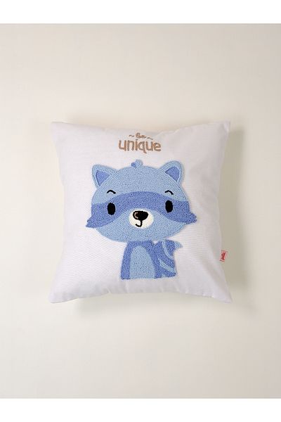 Galia Tasarım Galia Kids Be The Raccoon Figured Unique Mottolu Animal Figure Punch Throw Față de pernă