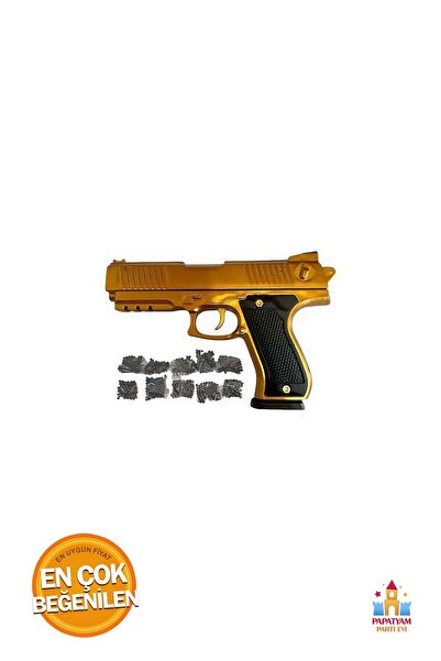 PapatyamPartiEvi Boncuk Mermili Tabanca - Eğlenceli Boncuk Atma Silahı