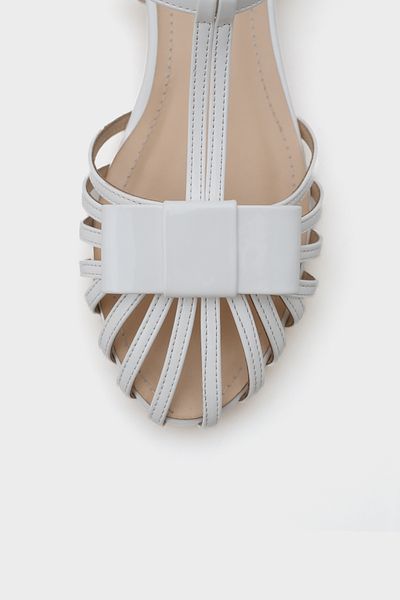Capone Outfitters Amara Lattice geflochtene Damen-Ballerinas