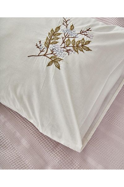 HUZUR ÇEYİZ İrina Marina 4 Piece Embroidered Pique Set