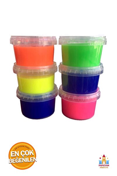 PapatyamPartiEvi Büyük Boy Baba Slime - 6'lı Set
