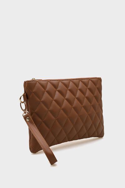 Capone Outfitters Paris Quilted Women's Tan Bag