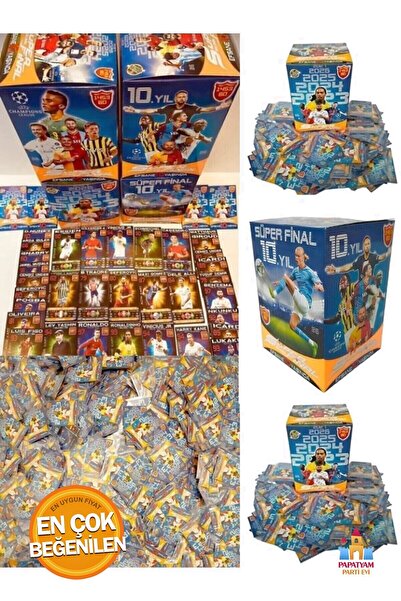 PapatyamPartiEvi Efsane 10 Yaşında! 2023/2027 Futbol Oyuncu Kartları - 50 Pak...