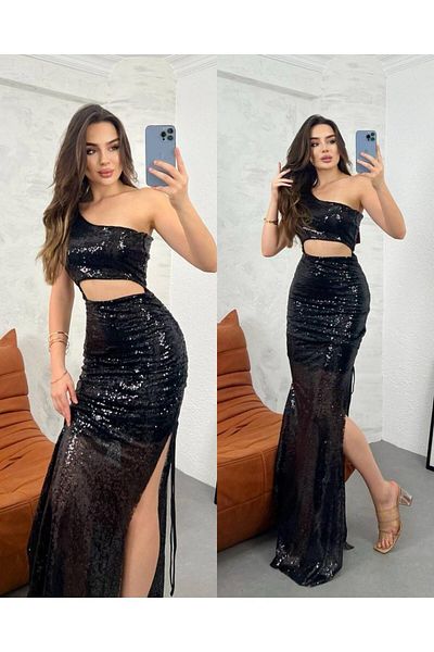 hipnoz butik Women's Evening Dress(Narrow Fit Original Visual and Video Used)