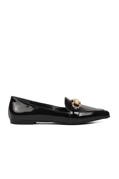 Aspor Black Women's Ballerinas