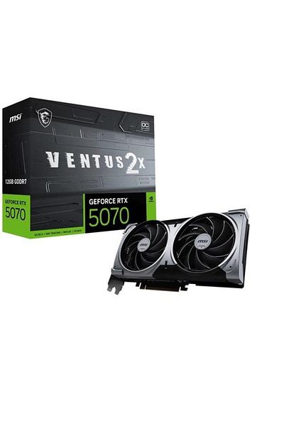 MSI Rtx5070 12Gb Ventus 2X 12g Oc Gddr7 192Bit HDMI Dp Pcıe 5.0