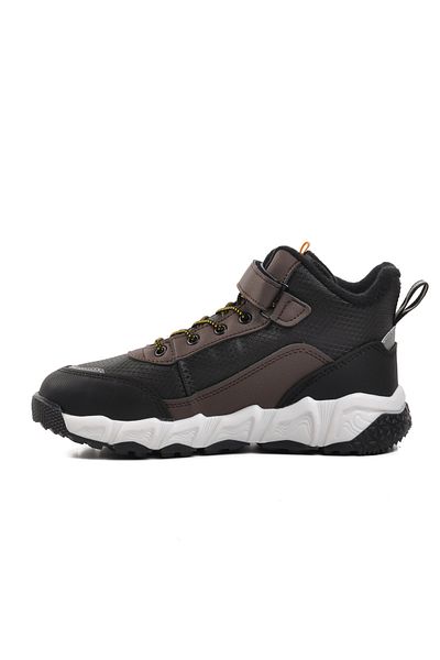 Aspor Brown Kids Trekking and Outdoor Boots
