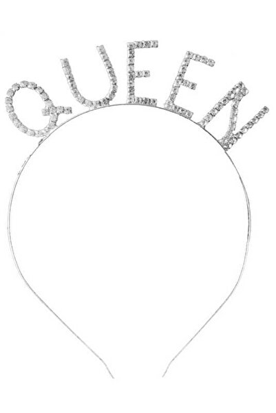 kidspartim Срібна корона з діамантами Qeen Metal