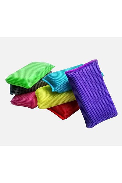nistabolje 24 Pieces Honeycomb Textured Dish Sponge Magic Practical Sponge