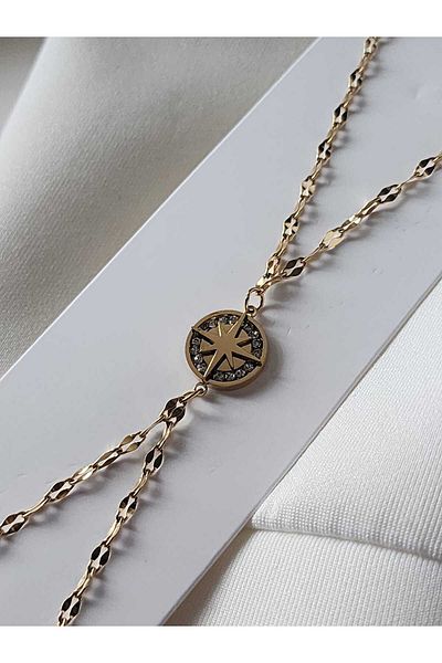 ZÜLİSCH Shahmeran North Star Steel Bracelet Gold