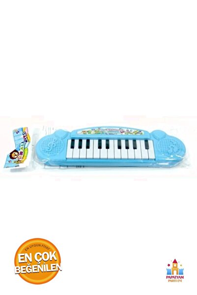 PapatyamPartiEvi Oyuncak Pilli Mini Elektronik Piyanom - İlk Çalgınız için Ideal