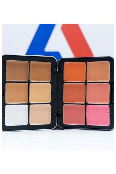 real beauty Rose Berry Concealer Cream and Blush Cream 12g - 12 Colors Multicolored
