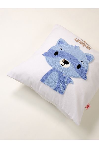 Galia Tasarım Galia Kids Be The Raccoon Figured Unique Mottolu Animal Figure Punch Throw Față de pernă