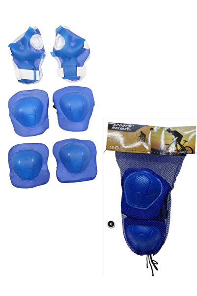 Flower Toys 6'lı Yüksek Korumalı Paten,Scooter,Kaykay,Bisiklet Koruma Set Diz...
