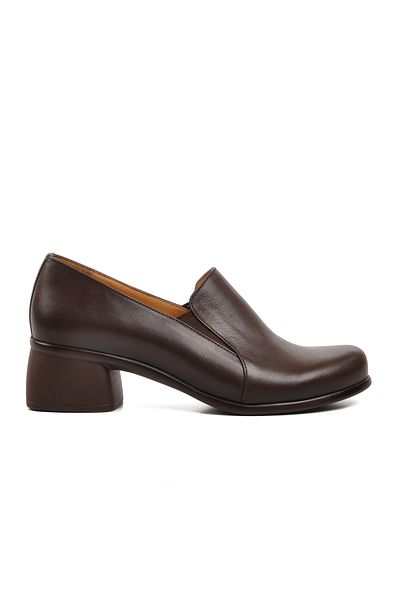 Aspor Brown Women's Heeled Classic Shoes