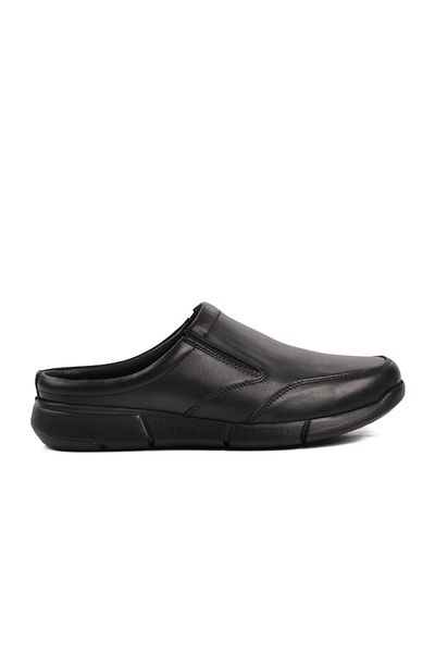 Aspor Black Men's Daily Flat Slippers