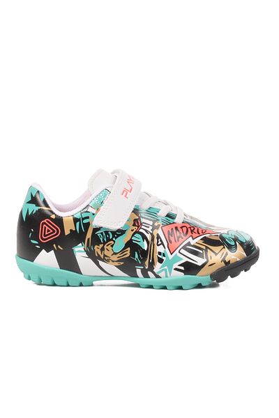 Playup White Boy's Astroturf Field Shoes Ph-251-145 P