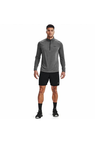 Under Armour Bluza cu fermoar scurt Under Armour, Tech 2.0, Poliester, S, Gri