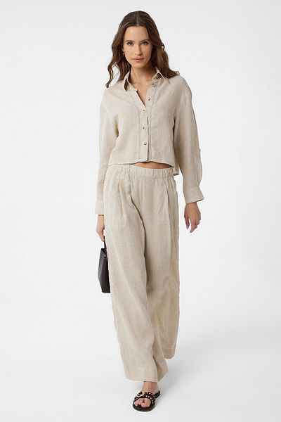 Antioch Stone Stripe Detailed Women's Trousers