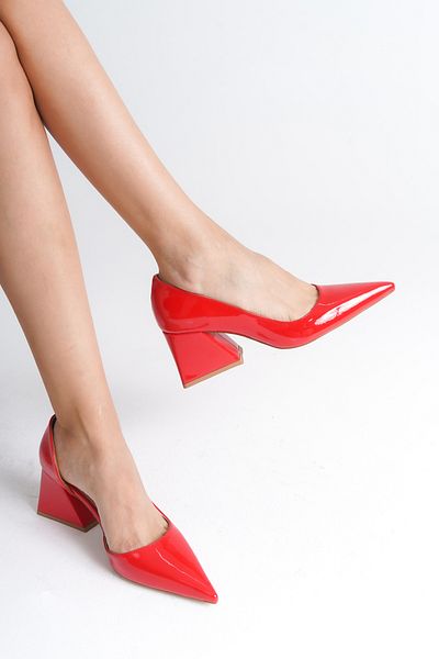 Capone Outfitters Romy Pointed Toe Mid Heeled Women's Shoes