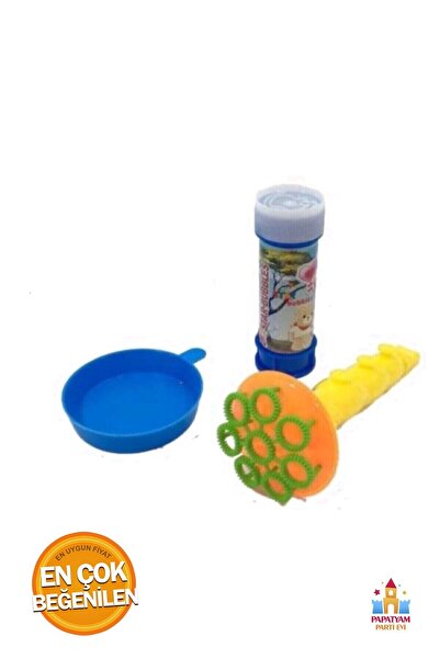 Genel Markalar Çocuklar İçin Eğitici Üflemeli Köpük Yapma Seti: Borazan Baloncuk 2'li Paket