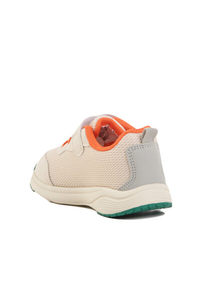 pepino Cream Velcro Mesh Lightweight Unisex Children's Sports Shoes