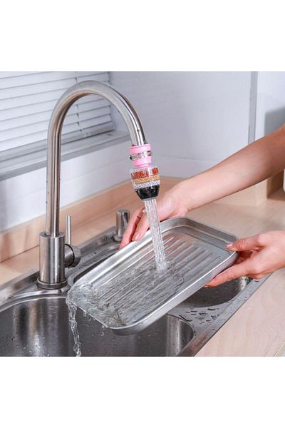 Emperium 6 Layer Faucet Spout Filtered Water Saving Hygienic Faucet Head (5122)