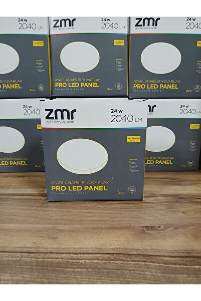 ZMR LED TEKNOLOJİLERİ ZMR 24 WATT AYARLANABİLİR YUVARLAK PRO LED PANEL (BEYAZ...