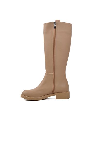 Aspor Nude Nut Women's Boots with Fleece Inside