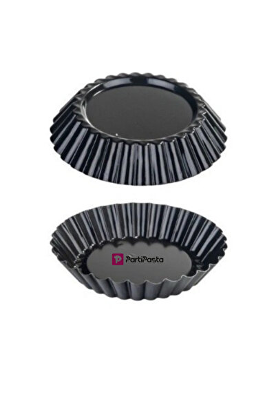Genel Markalar Mini Oluklu Tart Kalıbı Teflon 10x2 Cm