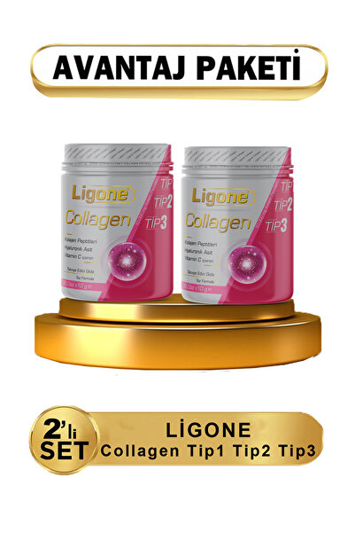 Ligone Collagen Powder 300 gr 2li ( Avantajlı Paket )