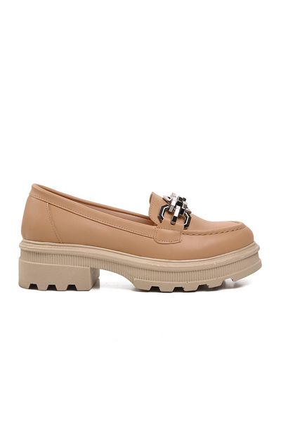 Aspor Nude Nut Women's Casual Loafer Shoes