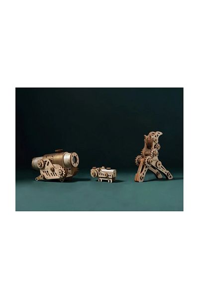 ROKR 3D Puzzle, Revolver-Tactical Accessories, HC, wood