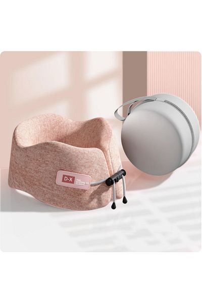 Choice 24x24x12cm Pink Memory Foam U-Shaped Pillow Travel Neck Support Sleeping Pillow Shoulder Rest U-Cush