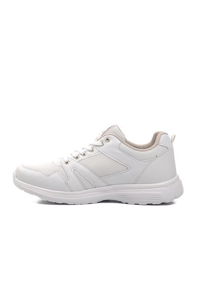 Aspor White Mesh Lightweight Men's Sports Shoes