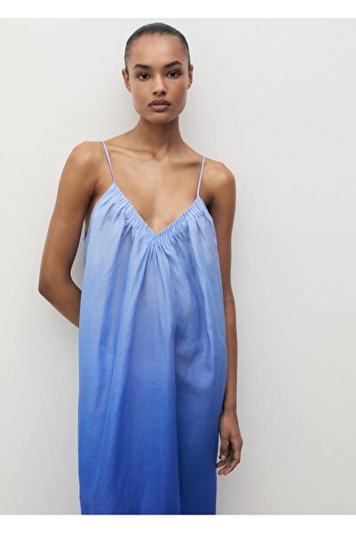 MANGO Woman Cămașă de noapte cu aspect gradient