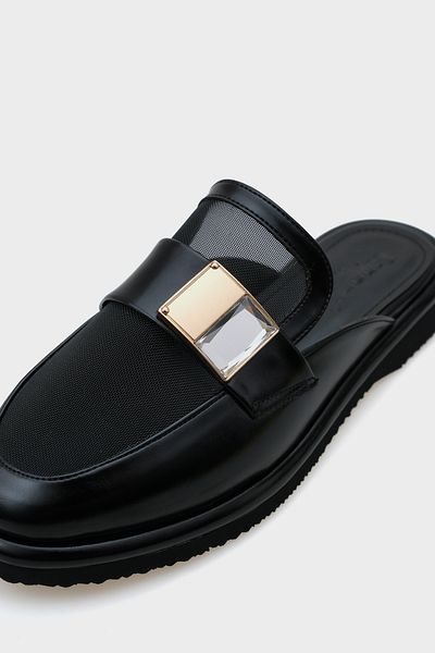 Capone Outfitters Papuci de damă Meggie cu plasă închisă
