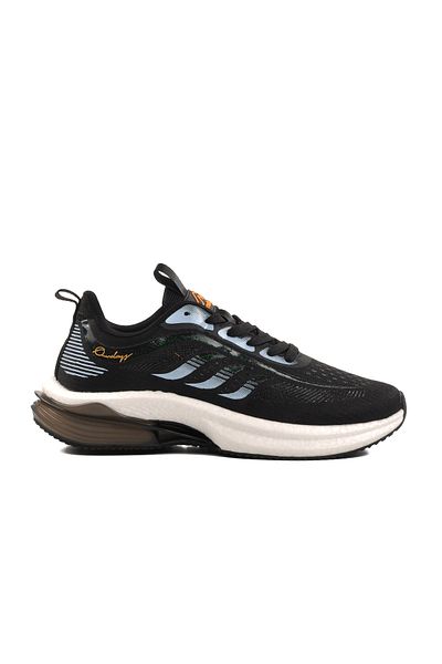 Aspor Black Lightweight Memory Foam Men's Sports Shoes