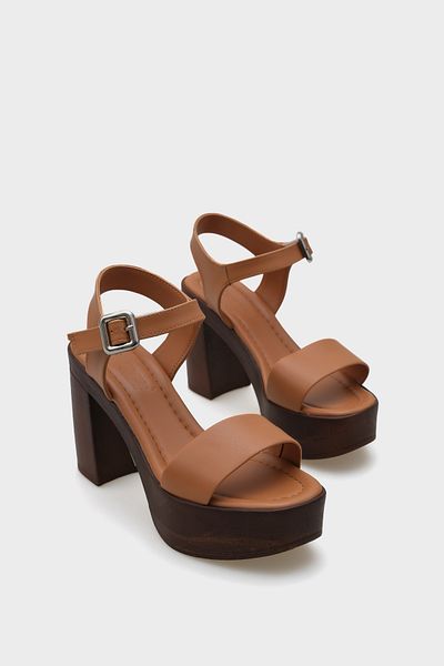 Capone Outfitters Дамски сандали Dolores на платформа с една каишка