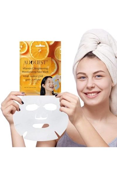 Auquest Vitamin C Face Mask, 10 Pieces