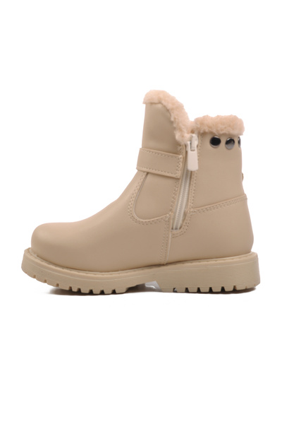 Aspor Beige Polyurethane Girl's Boots