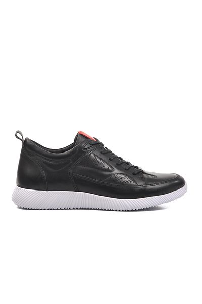 MARCOMEN Black White Men's Casual Shoes