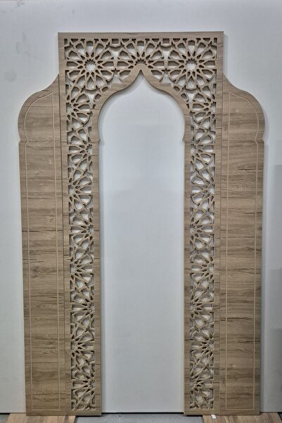 willhome Namaz Kıble Ibadet Mihrab Köşesi Dekoratif Motif Cnc Işleme