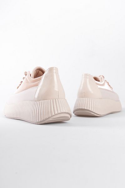 Capone Outfitters حذاء رياضي نسائي من Glen Laces بتفاصيل حجرية