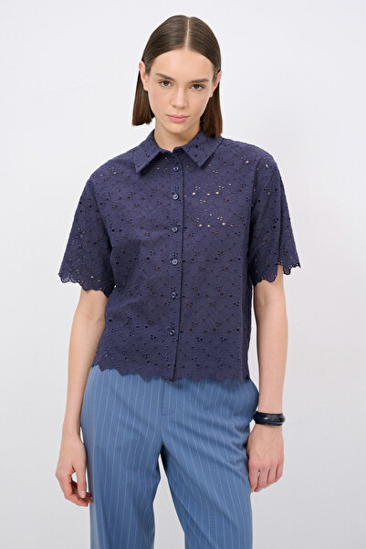 Love My Body Güpürlü Gömlek