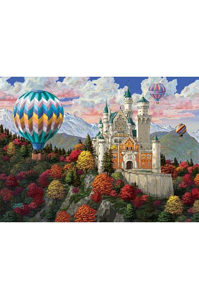 Wooden City Wooden Puzzle The Neuschwanstein Castle L, Wooden City, 505 pieces